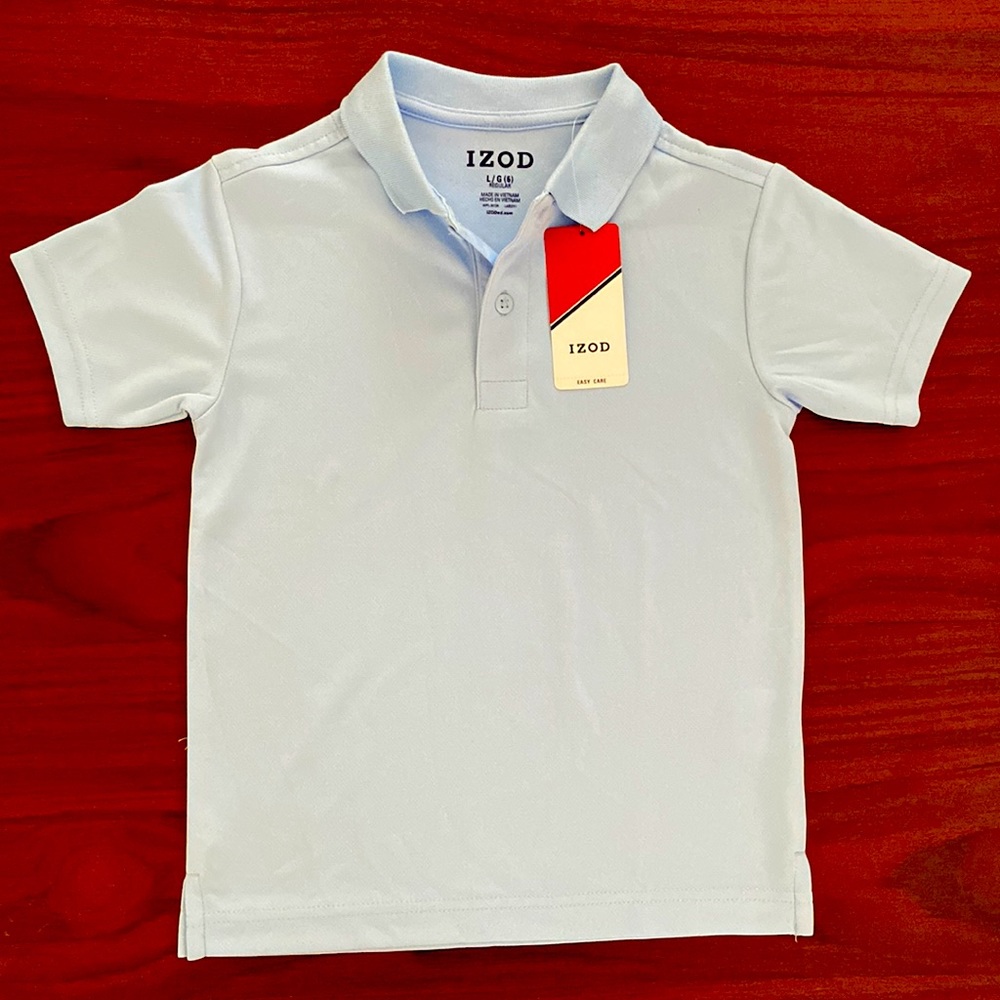 Izod polo (boys). Size: 6